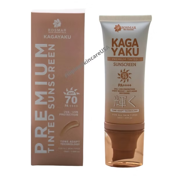 ROSMAR Kagayaku Vanilla Premium Tinted Sunscreen 50ml (SPF70++)