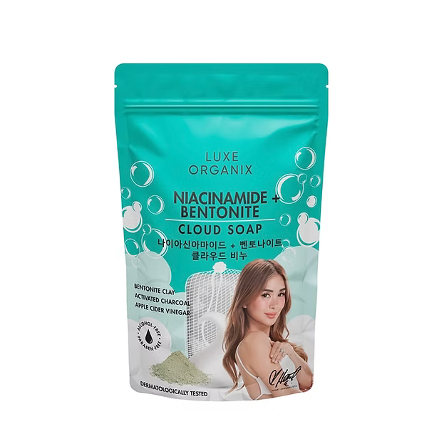 Luxe Organix - Niacinamide Bentonite Exfoliating Cloud Soap - 180g