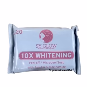SY GLOW - 10X Whitening Soap with Arbutin & Niacinamide SPF 20 - 75g