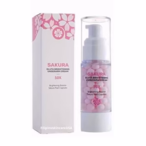 GMEELAN Gluta Underarm Cream Brightening Booster Sakura Pearl 30g